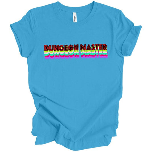 Dungeon Master T Shirt DnD Fantasy Dungeons and Dragons inspired graphic design